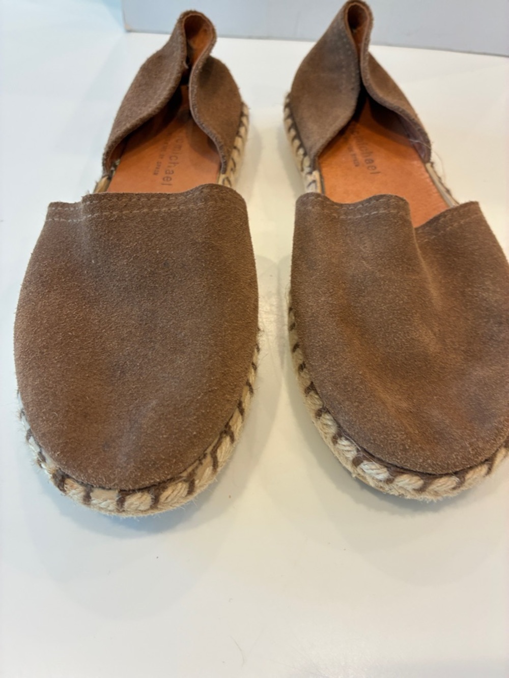Eric Michael Brown Suede Espadrille Slip-On